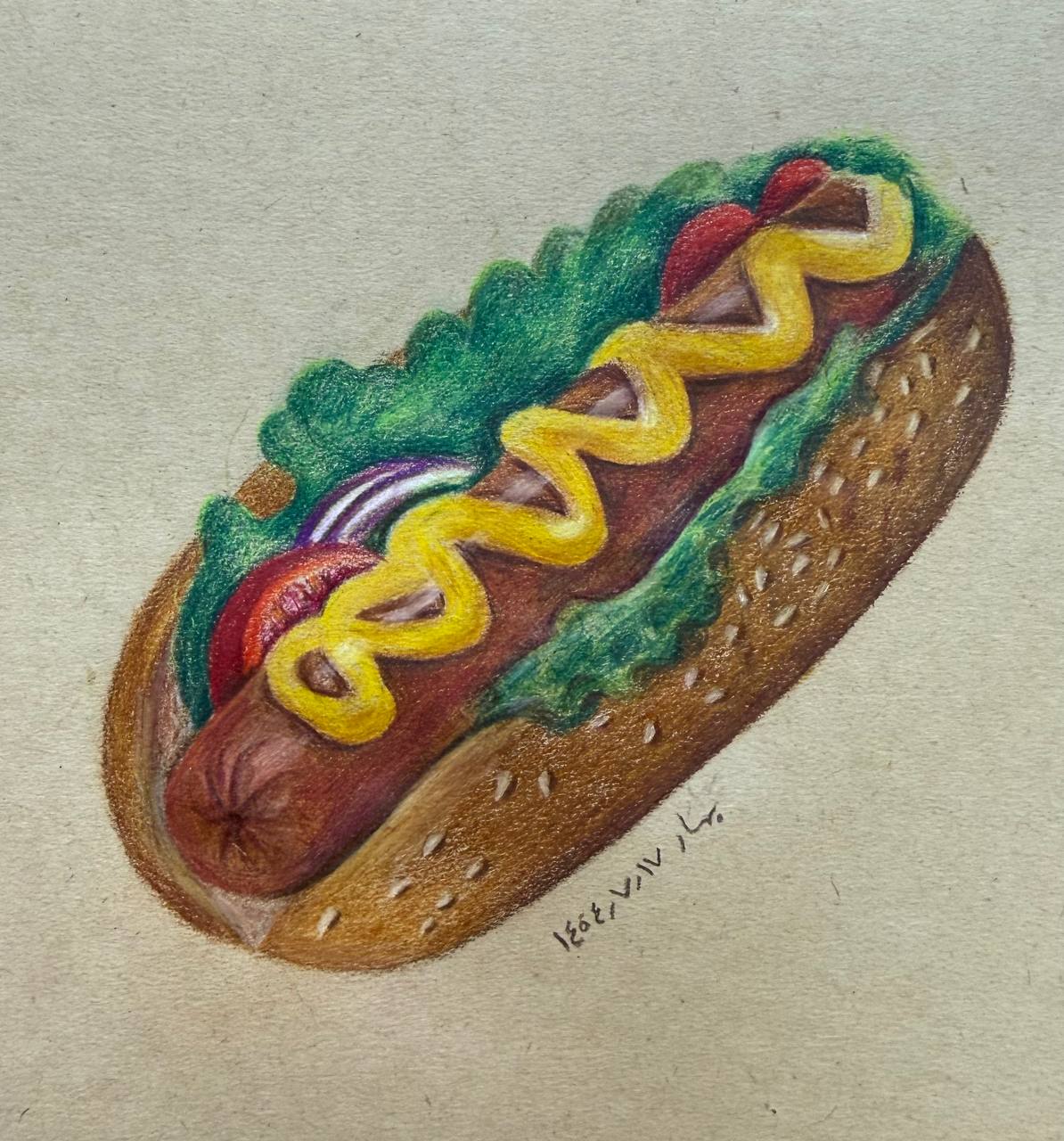 آموزش نقاشی سیاه قلم بهار عباسی